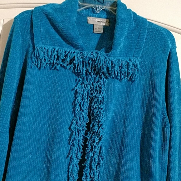 Designers Originals open front fringe sweater - Picture 2 of 5